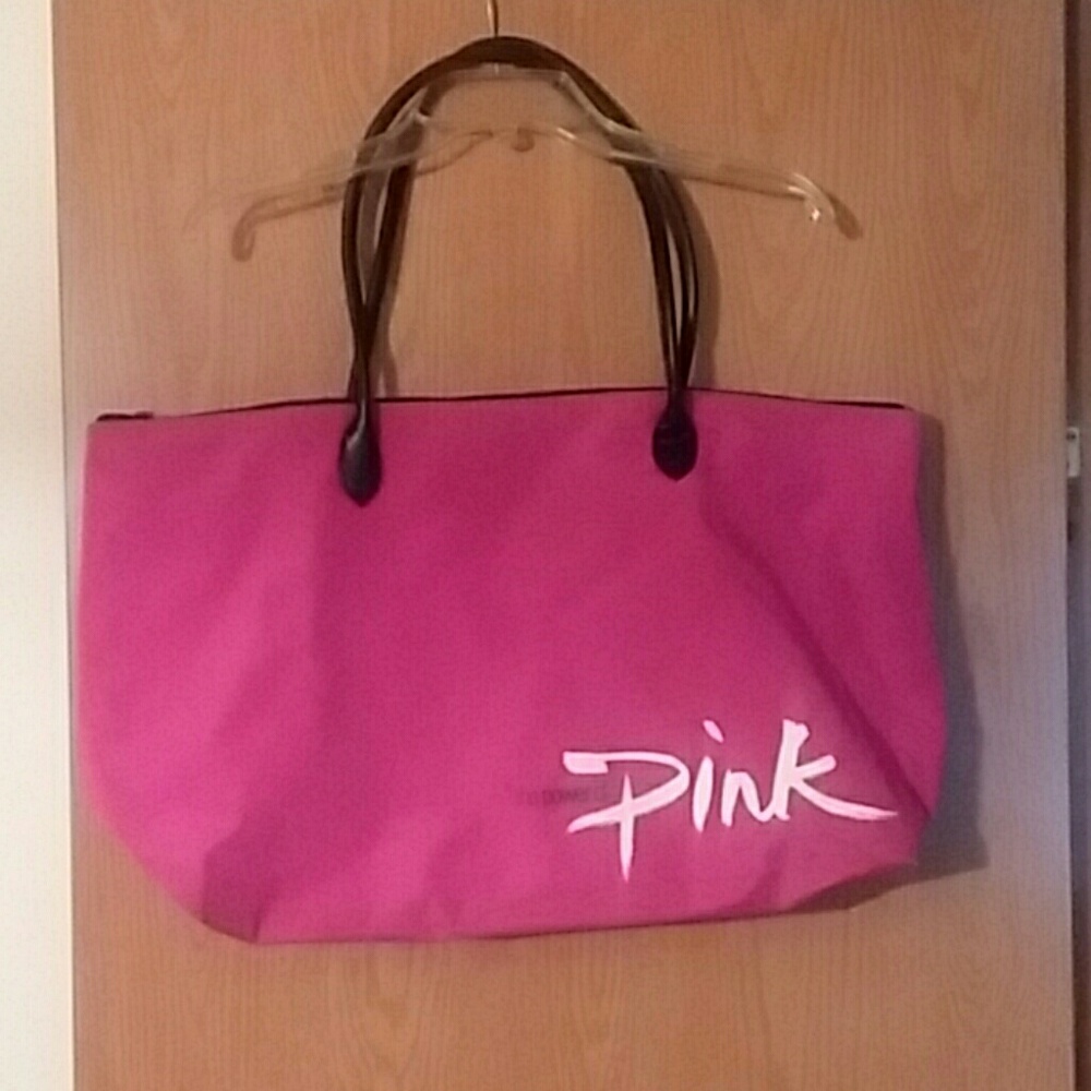 Pink VS tote bag
